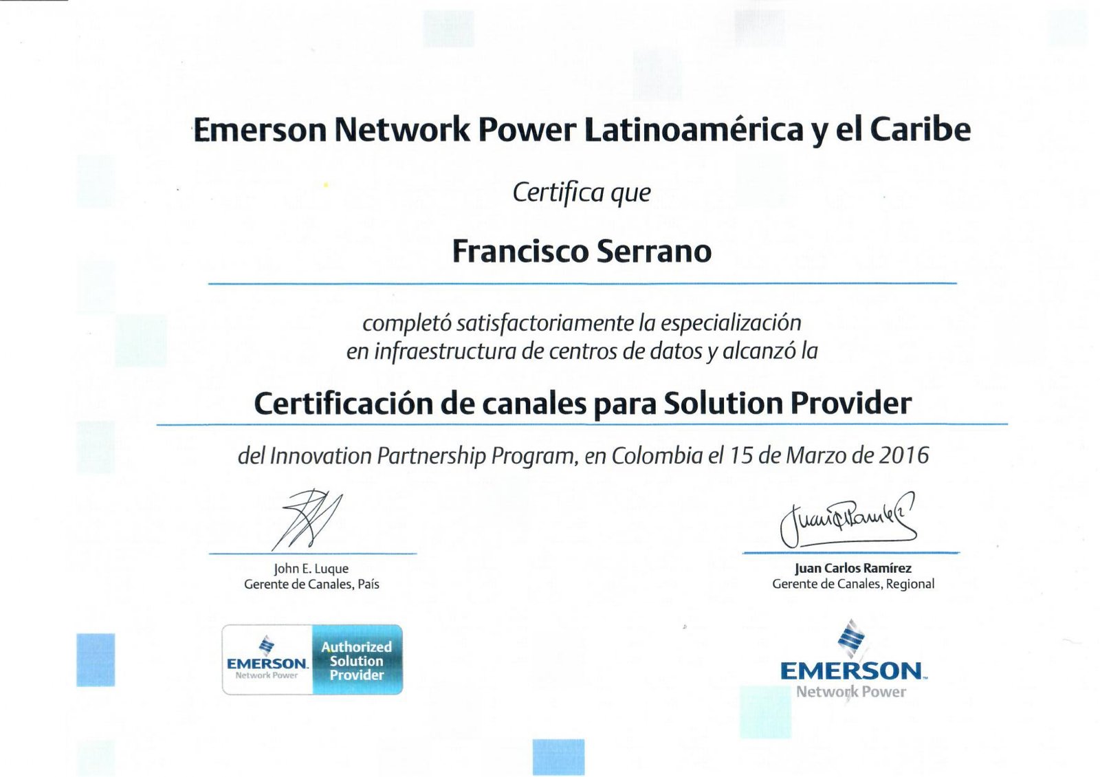 Certificación Infraestructura de Centros de Datos